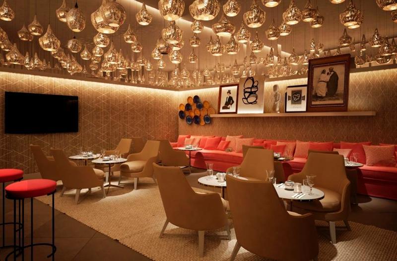 فندق هيلتون تانجر سيتي سنتر آند ريزدنسز طنجة المظهر الخارجي الصورة The interior of the lounge